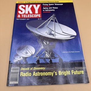 Sky And Telescope Magazine September 1991 Radio Astronomy's Bright Future